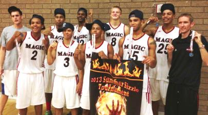 The Arizona Magic Elite won this weekend's Summer Sizzle basketball tournament's 17 & Under Division championship.  The tournament title was the team's third consecutive tournament championship in a row, in as many attempts, heading into the busy recruiting month of July.