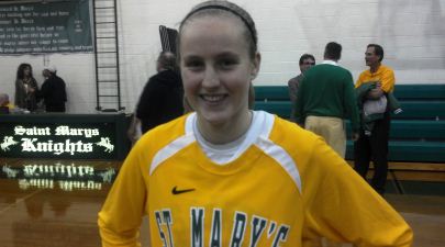 UCONN commit, St. Mary's High School's 6-foot-1 senior guard/forward Courtney Ekmark will not return this season to play for the Knights, after her father and head coach Curtis Ekmark decided to pursue other endeavors.