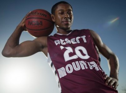 Desert Mountain High School's gifted 6-foot senior point guard prospect Rolando Rhymes currently has one division-I offer on the table for himself.  Rhymes is among the most difficult players to defend in the state. 