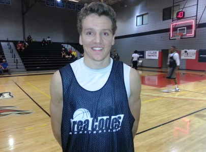 Desert Mountain High School's 6-foot-3 senior guard prospect Will Goff put on a shooting exhibition in the senior game on the night.  Goff proved that he is worthy of some serious college recruitment.