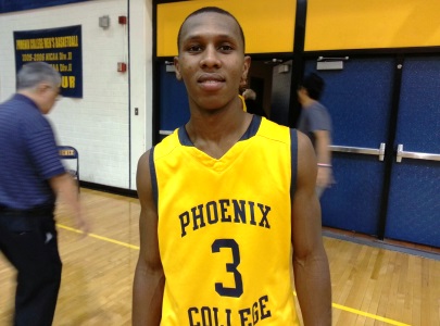 Gif 5-foot-10 freshman point guard Brandon Brown finished with a team-high 28 points and 4 assists for Phoenix College in Thursday night's exciting victory over previous undefeated Arizona Western JC. Brown is among the elite freshman prospects in the ACCAC this season.